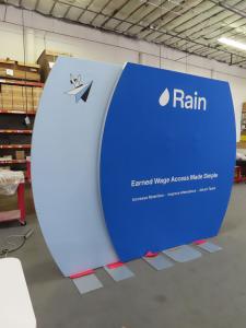 VK-6002 Modular Exhibit with SEG Tension Fabric Backlit and Non-Backlit Graphics -- View 4