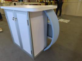 VK-6002 Modular Exhibit with SEG Tension Fabric Backlit and Non-Backlit Graphics -- View 5
