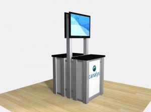 RETPG-1256 / Double-Sided Counter Kiosk