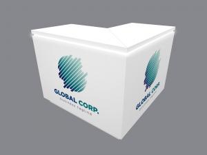 RETPG-1517 Custom L-Counter (24" D)