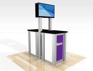 RETPG-1257 / Double-Sided Pedestal Kiosk